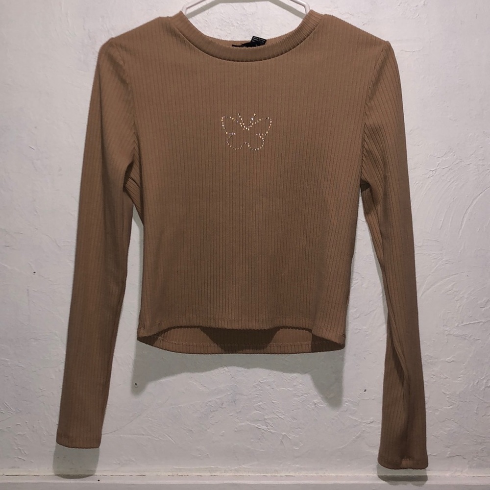 Tan Forever 21 Long sleeve